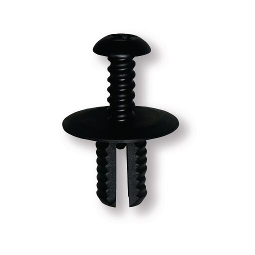 Rivet 8x14 K20, plastique noir